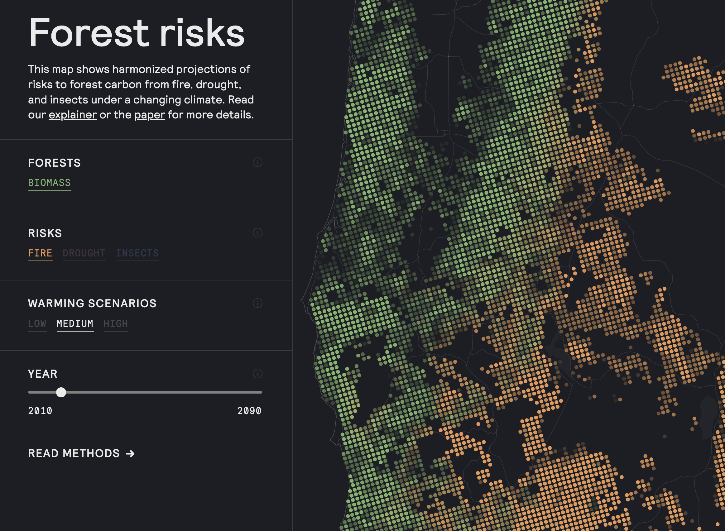 High-resolution US Forest Risks